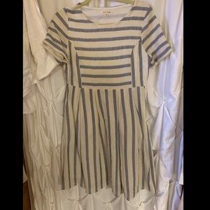 Orange Creek size S striped dress